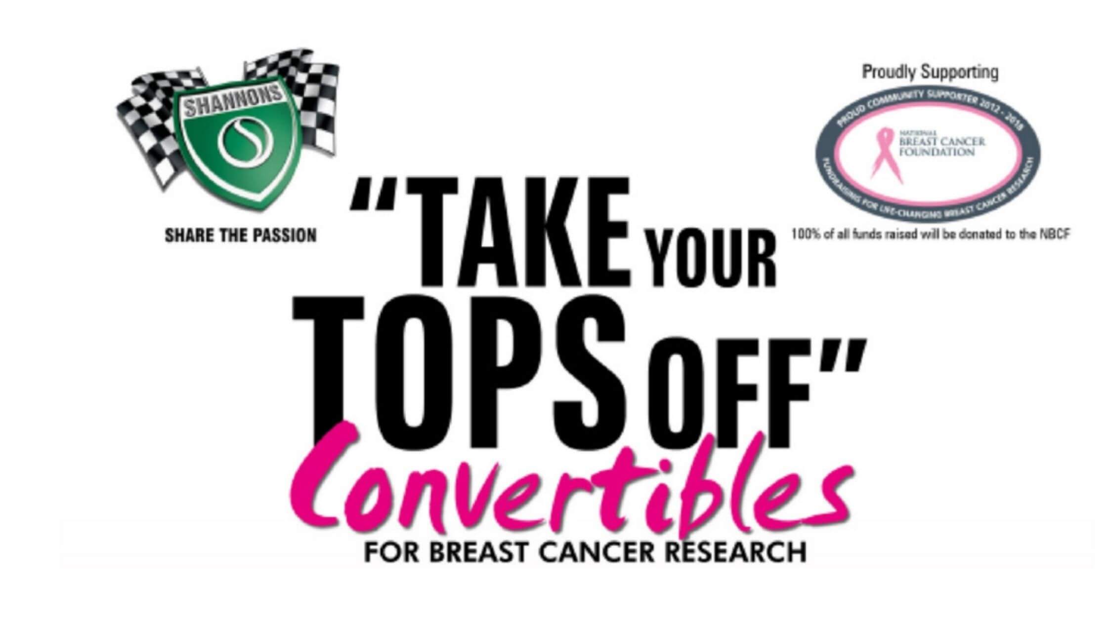 Shannons Take Your Tops Off for Breast Cancer Research